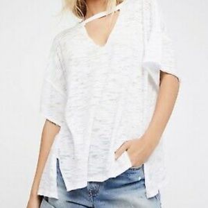 We The Free Jordan Burnout Tee in white xs